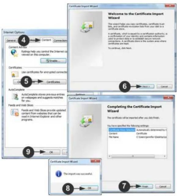 Raritan Dominion SX II - Example 1: Import the Certificate into the Browser - 2