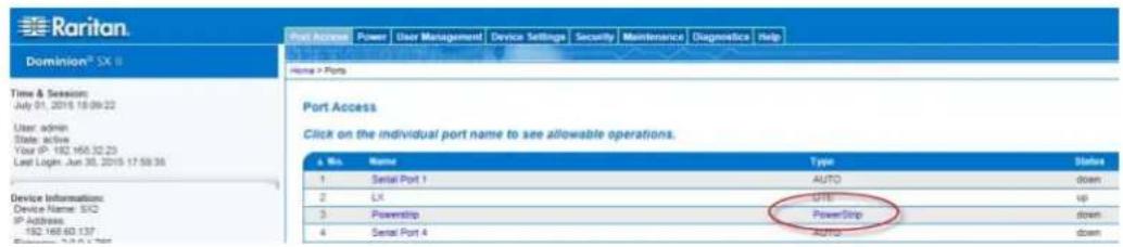 Raritan Dominion SX II - No. Name Type Status Availability - 1