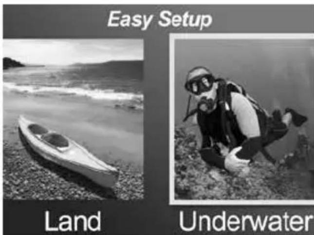 SEALIFE Micro 2.0 SL510 - Push shutter button to select "Easy Setup." - 1