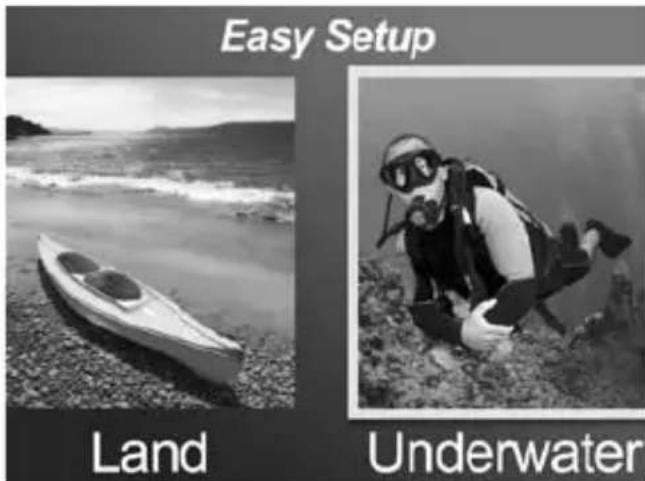 SEALIFE Micro HD+ SL505 - Push shutter button to select "Easy Setup." - 1