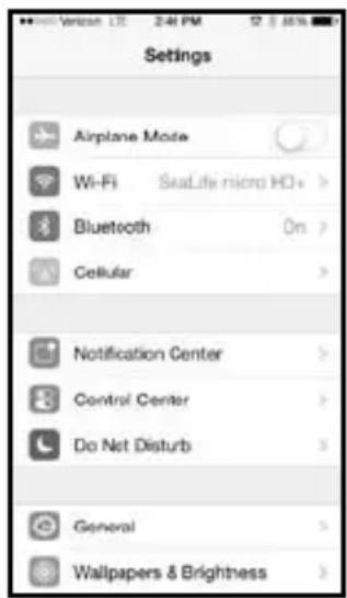 SEALIFE Micro HD+ SL505 - WiFi Connection to Smartphone/Tablet (Micro HD+ only) (cont'd) - 2