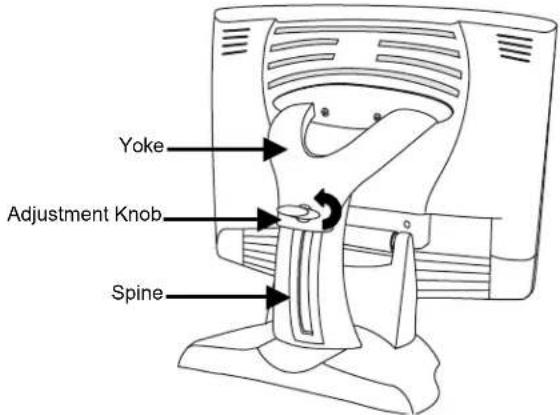 Yoke Adjustment Knob Spine
