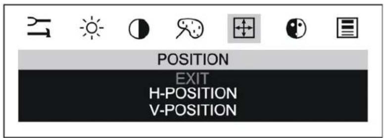 POSITION EXIT H-POSITION V-POSITION