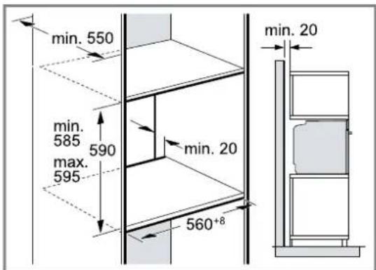 CONSTRUCTA CF4A60062 - Einbau in einen Hochschrank - 1