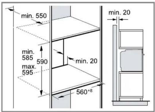 CONSTRUCTA CF4M98062 - Einbau in einen Hochschrank - 1