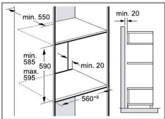 CONSTRUCTA CF3M50052 - Einbau in einen Hochschrank - 1