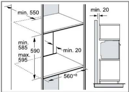 CONSTRUCTA CF3M00052 - Einbau in einen Hochschrank - 1