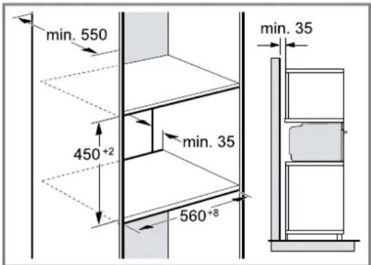 CONSTRUCTA CC3M61052 - Einbau in einen Hochschrank - 1