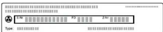CONSTRUCTA CC3M61052 - Erzeugnisnummer (E-Nr.) und Fertigungsnummer (FD) - 1