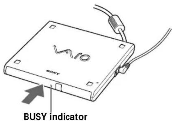 V610 SONY BUSY indicator