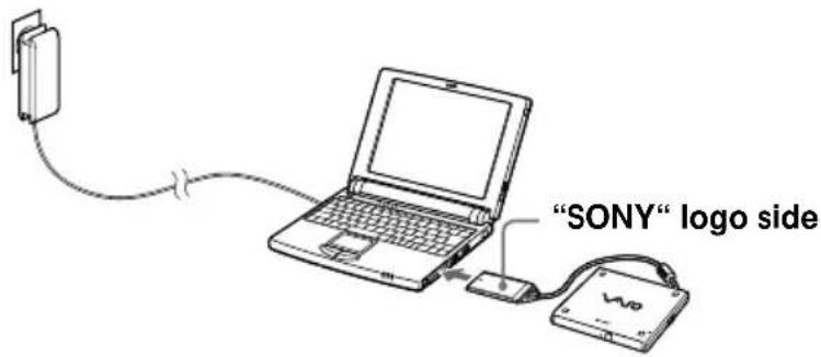 "SONY" logo side