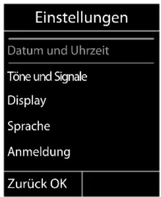 SIEMENS C610H - Untermenüs - 1