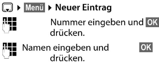 SIEMENS C300A - Nummer im Telefonbuch speichern - 1