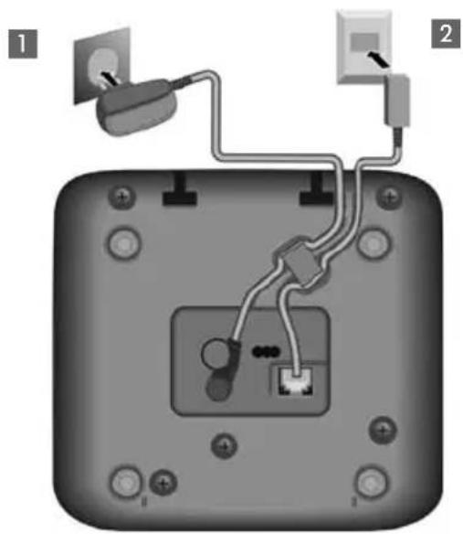SIEMENS C300A - Basis anschließen - 1