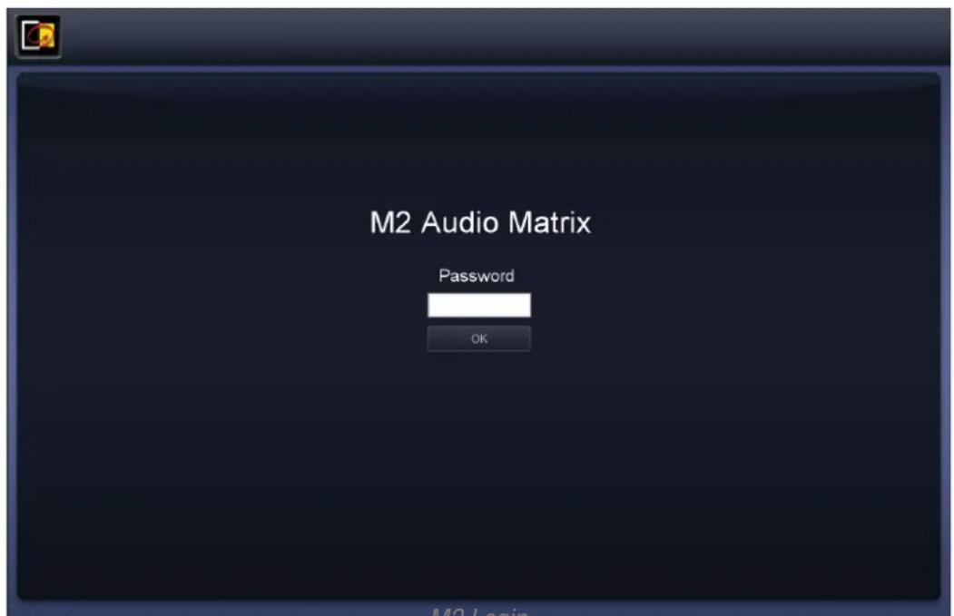 M2 Audio Matrix Password OK