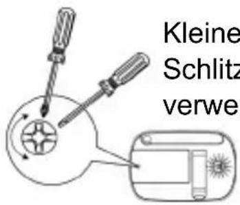 Kleine Schlitz verwe