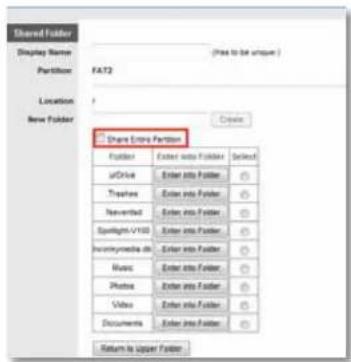 CISCO E3200 - To create a shared folder: - 2