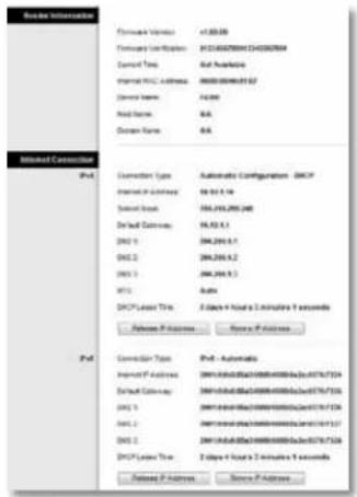 CISCO E3200 - To check your router status using the browser-based utility: - 1