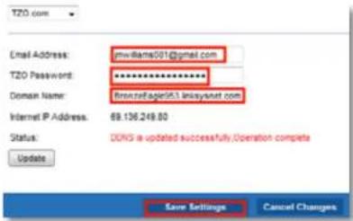 CISCO E3200 - To set up DDNS: - 2
