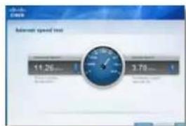 CISCO E3200 - To test your Internet connection speed: - 2