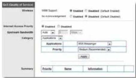 CISCO E3200 - To configure QOS: - 1