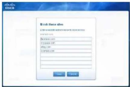 CISCO E3200 - How to set parental controls - 1