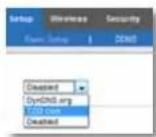 CISCO E3200 - To set up DDNS: - 1