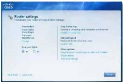 CISCO E3200 - To test your Internet connection speed: - 1