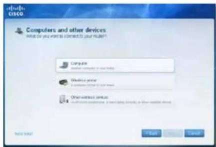 CISCO E3200 - To manually connect a device to your network: - 1