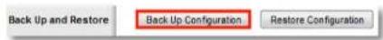 CISCO E3200 - To back up your router configuration: - 1