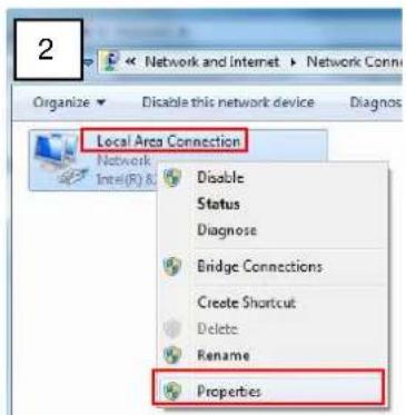 ACTi D61 - Manually adjust the IP address of the PC: - 2