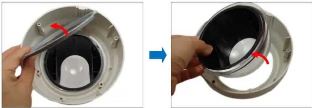 ACTi D61 - How to Replace the Dome Cover - 3