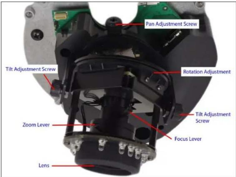 ACTi D61 - How to Adjust the Camera Viewing Angle and Focus - 3