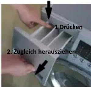 MIDEA TG60-14606L - Reinigung der Waschmittelschublade - 1