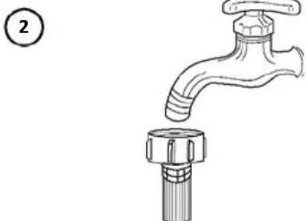 MIDEA TG60-14606L - Installation des Wasseranschlusses - 2