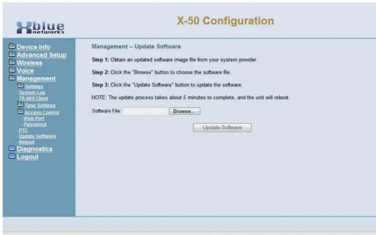 XBlue Networks X-50 - Update Software - 1