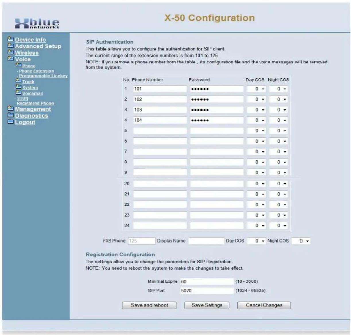 XBlue Networks X-50 - Phone Extension - 1