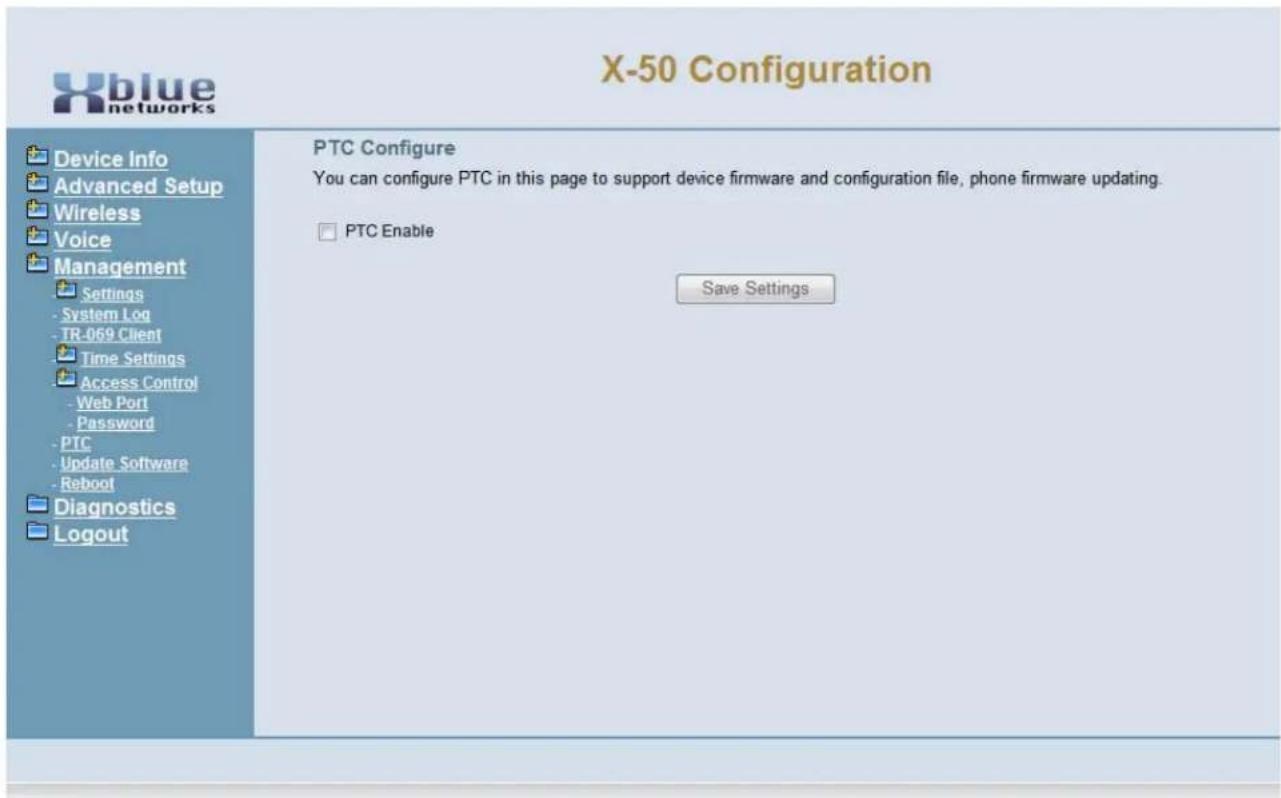 XBlue Networks X-50 - PTC Configuration - 1