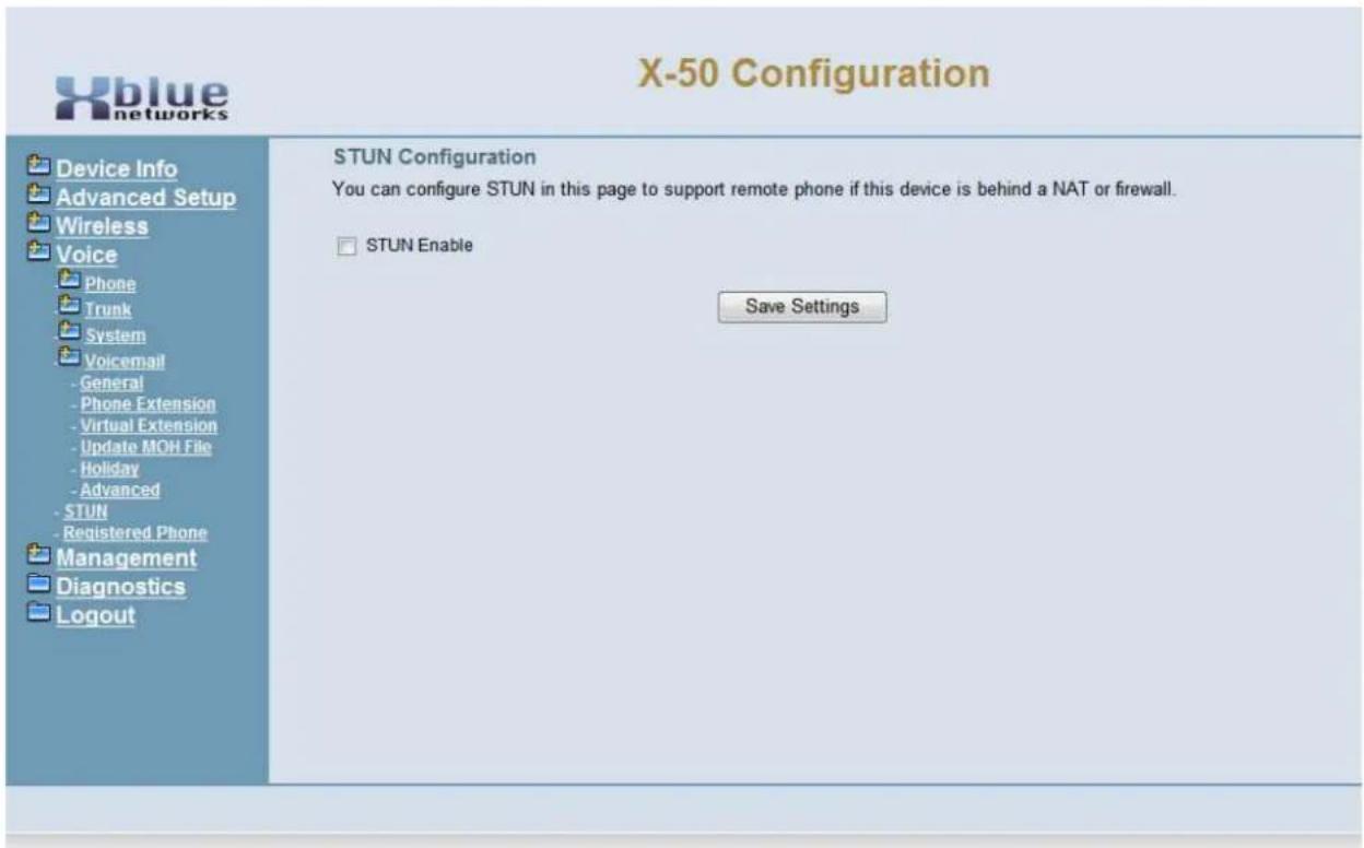 XBlue Networks X-50 - STUN - 1
