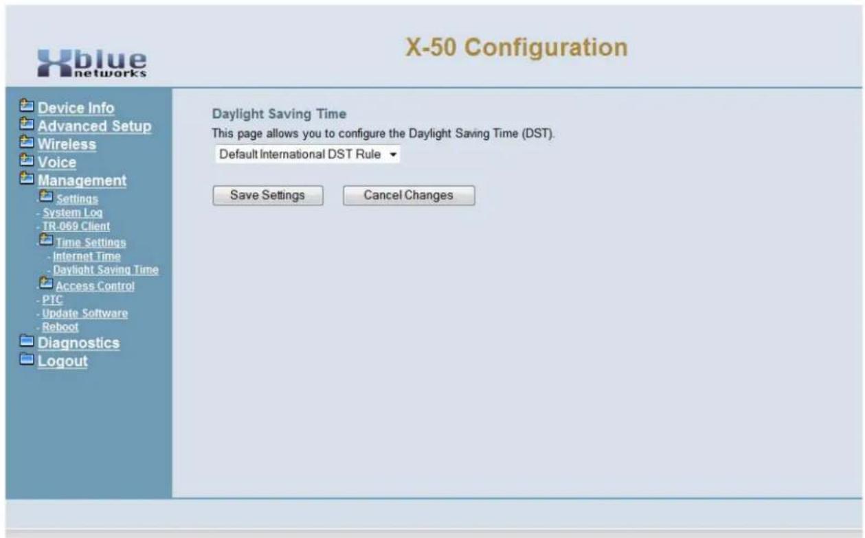 XBlue Networks X-50 - Manual Date and Time Settings - 2