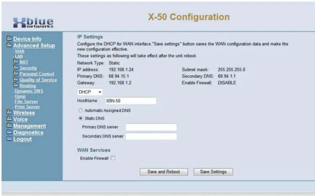 XBlue Networks X-50 - Wide Area Network - 1