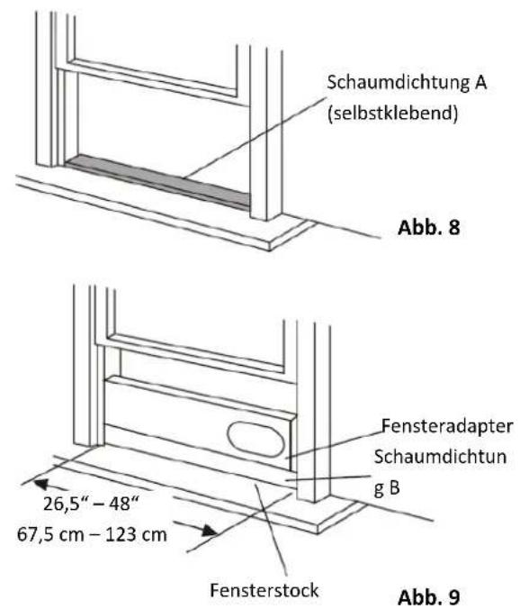 MIDEA MPD1-09CRN1 - Installation mit Fensteradapter - 2