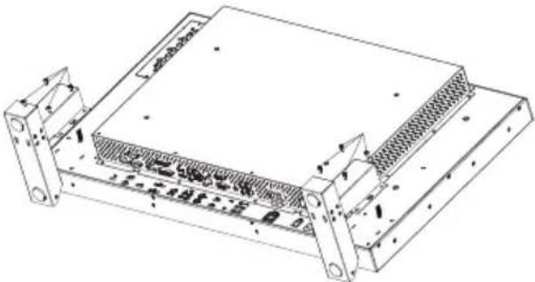 AG Neovo TX 42 - Installing the optional desktop stands - 1