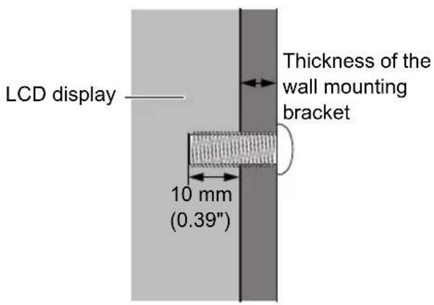AG Neovo TX 42 - Installing the display on a wall - 2