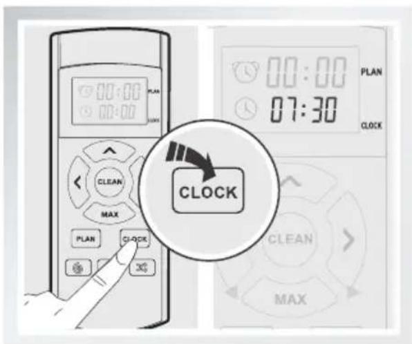 Dibea Aurora - Set the clock time - 3