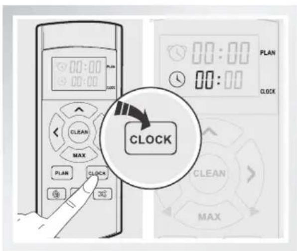 Dibea Aurora - Set the clock time - 1