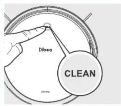 Dibea Aurora - Start CleaningStart Cleaning - 1