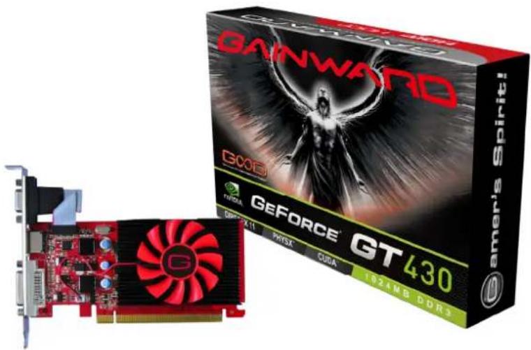 Gainward GeForce GT430 - Gainward GT 430 1GB DVI HDMI - 1