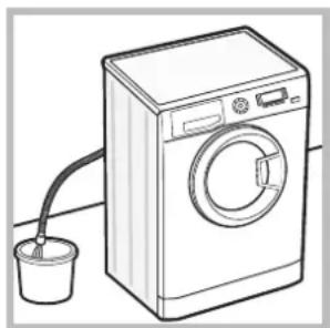 HOTPOINT WMD 1044BX EU - Abertura manual da porta de vidro - 1