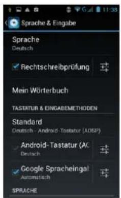 CYRUS CS20 - SPRACHE UND EINGABE - 1